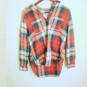 plaid top